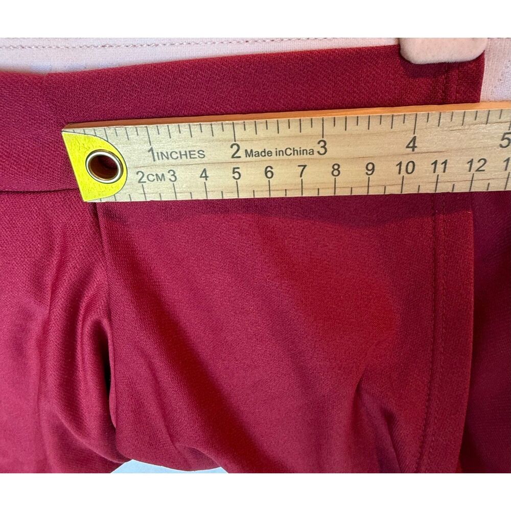 Nike Womens Large Burgundy‎ Red Dri FIT Training Shorts Running Compression L - Picture 7 of 7